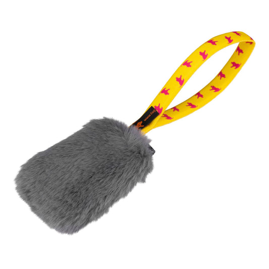 Faux Fur Pocket Squeaker Tug | #1 Dog Tug Toys | Tug-E-Nuff