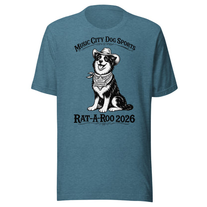 Pre-Order Rat-A-Roo 2026 Dog Tshirt (Black Text)