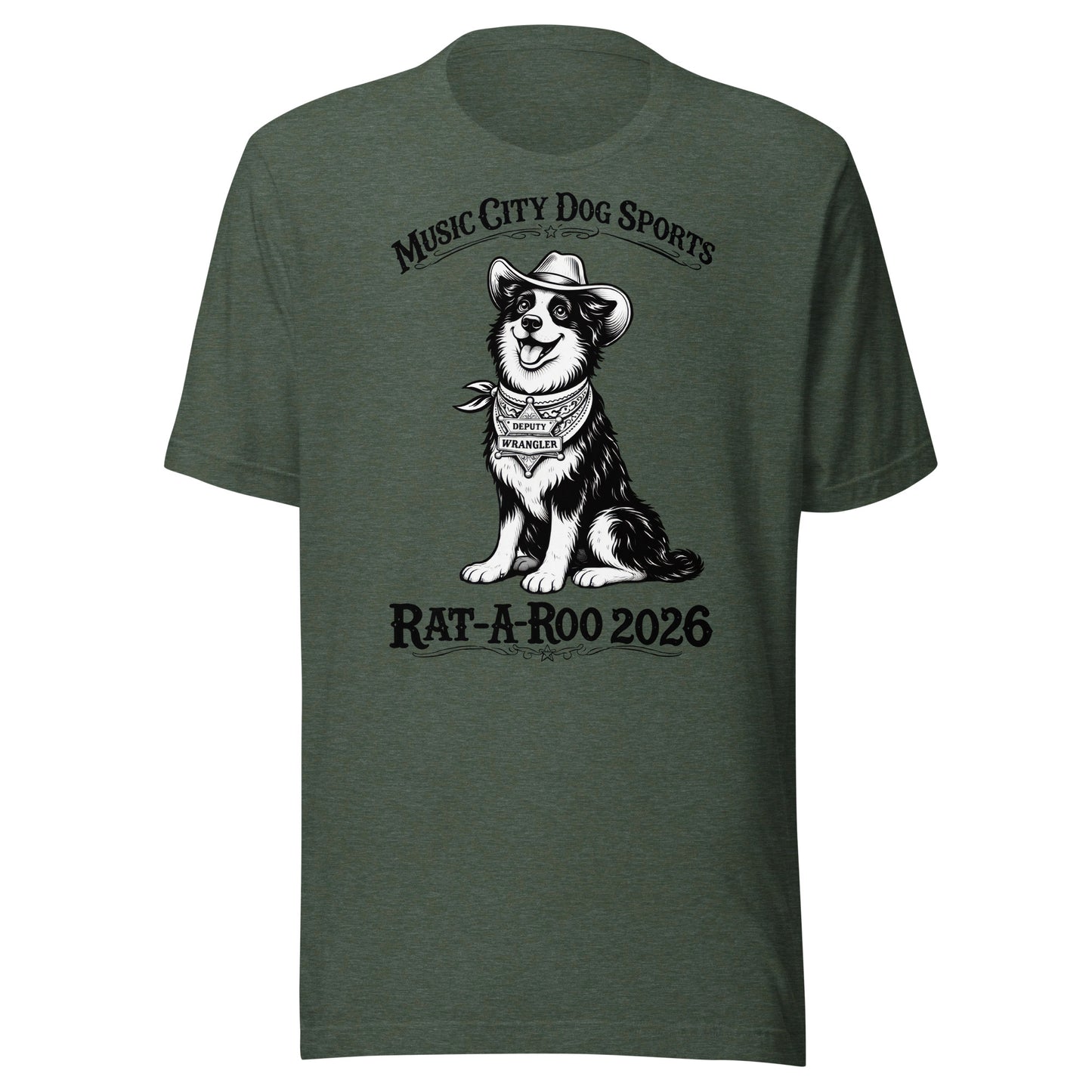 Pre-Order Rat-A-Roo 2026 Dog Tshirt (Black Text)