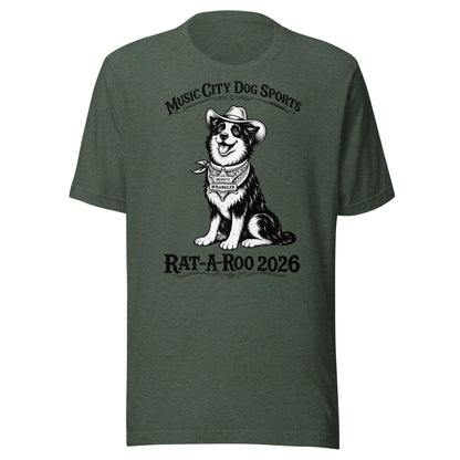 Pre-Order Rat-A-Roo 2026 Dog Tshirt (Black Text)