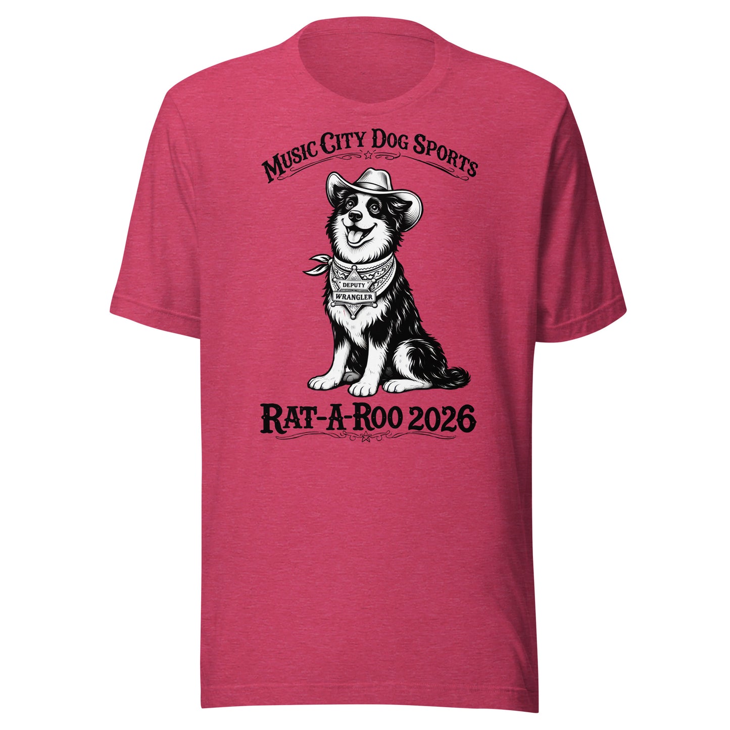 Pre-Order Rat-A-Roo 2026 Dog Tshirt (Black Text)