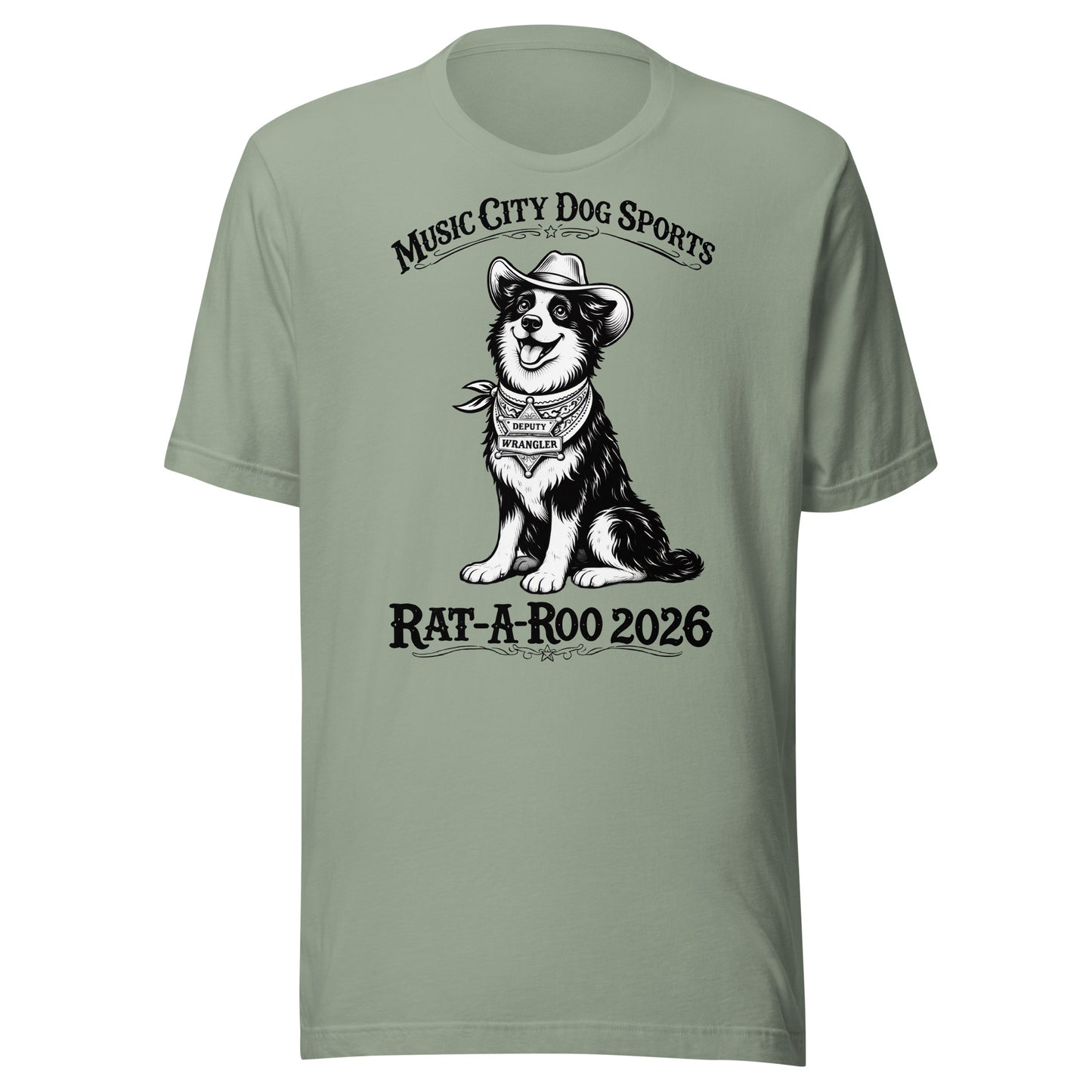 Pre-Order Rat-A-Roo 2026 Dog Tshirt (Black Text)