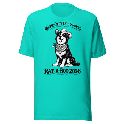 Pre-Order Rat-A-Roo 2026 Dog Tshirt (Black Text)